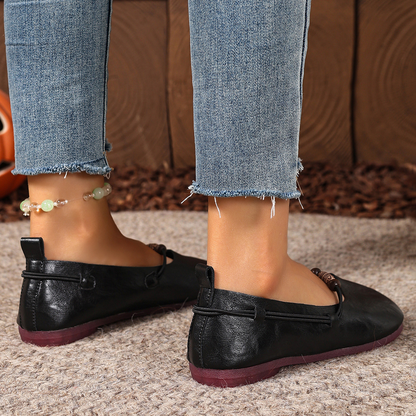 Bohemian Beaded Mary Jane Flats – Vintage Soft Sole Comfort Shoes for Women